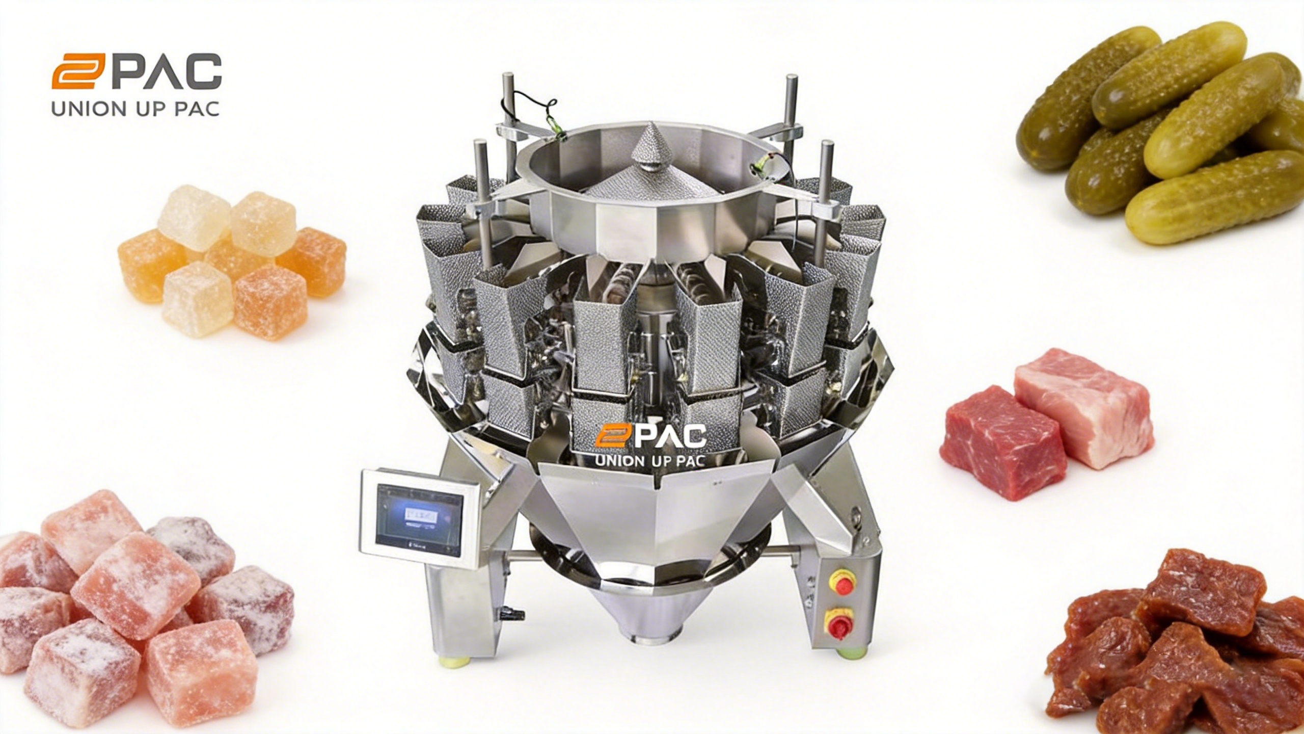 Dimple 14 Head Weigher for Sticky Products